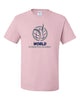 World Gymnastics JERZEES - Dri-Power® 50/50 T-Shirt - 29MR w/ 2 Color Design on Front