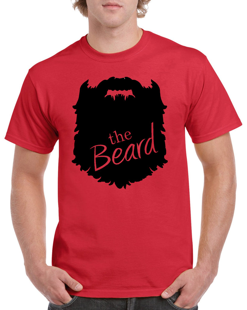 the beard funny graphic design shirt