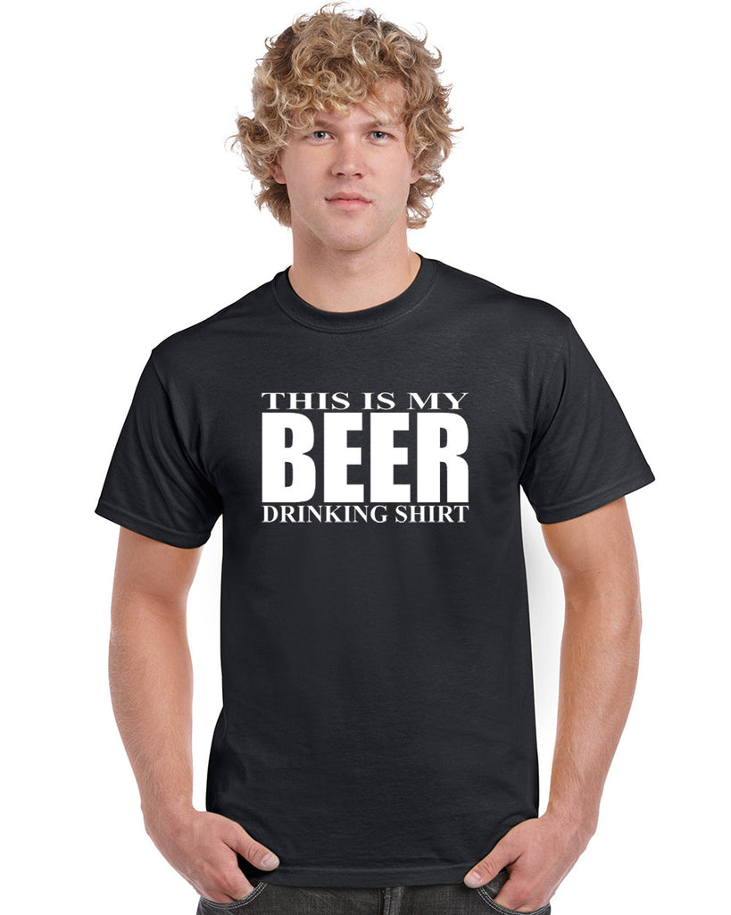 this is my beer drinking shirt graphic transfer design