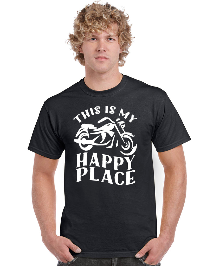 this is my happy place motorcycle v1 graphic transfer design