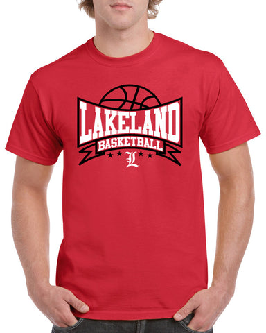 Lakeland Basketball BROTHER Sport Gray Heavy Blend Shirt w/ V1 Lakeland Basketball BROTHER on Front.