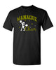 wanaque cheer heavy cotton shirt w/ wanaque cheer girl design.