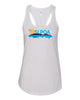 skyline lakes next level - women's ideal racerback tank - 1533 w/ shield logo on back & slpoa logo on front