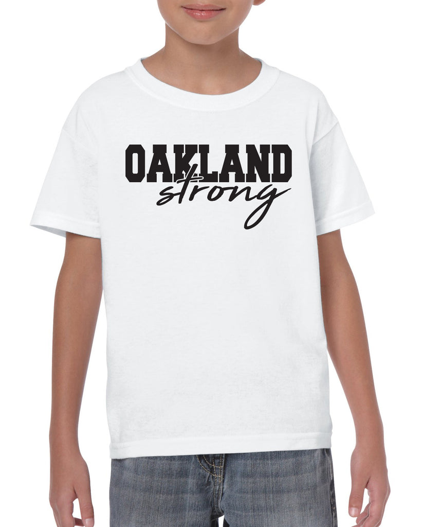 oakland strong graphic design shirt