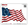 waving betsy ross american flag 854 full color 5 inch printed vinyl decal window sticker