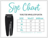 bloomingdale pta black jerzees - nublend® sweatpants - 973br w/ varsity b on hip.