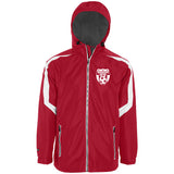 wanaque soccer charger jacket full zip w/ small wanaque soccer logo on left chest