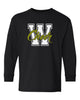 wanaque cheer heavy cotton tee w/ w-cheer design