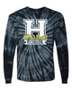 haskell school cyclone tye dye long sleeve tee w/ haskell school 