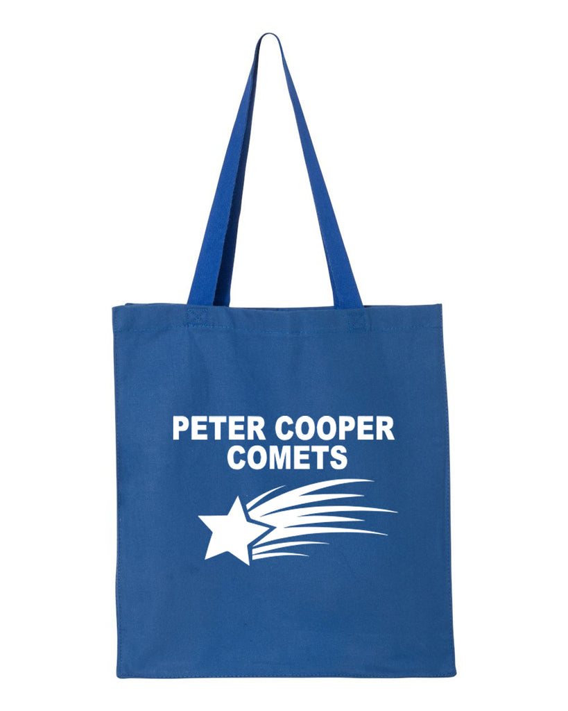 peter cooper comets royal reusable shopping bag q125300 w/ logo 1 on front