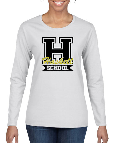 HASKELL School BC Black ADULT VARSITY SHERPA w/ HASKELL School "H" Logo Embroidered on Front.